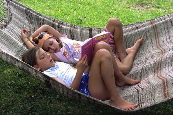 It's cozy in the hammock!, © zVg It's cozy in the hammock!, © zVg