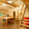 Kitchen-living room with staircase to the sleeping bunk, © Andreas Gruber Kitchen-living room with staircase to the sleeping bunk, © Andreas Gruber