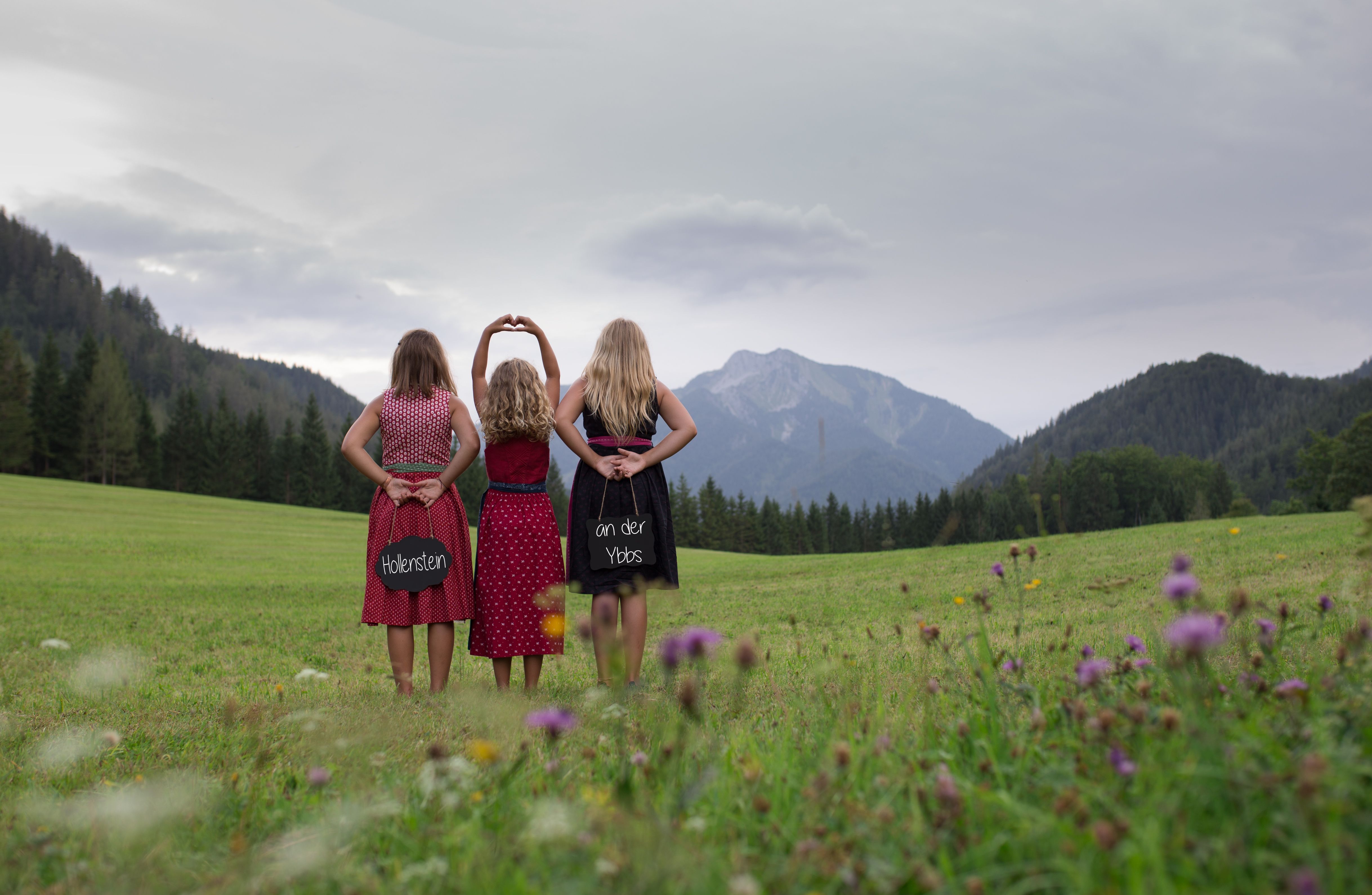 Mädchen auf der Promau