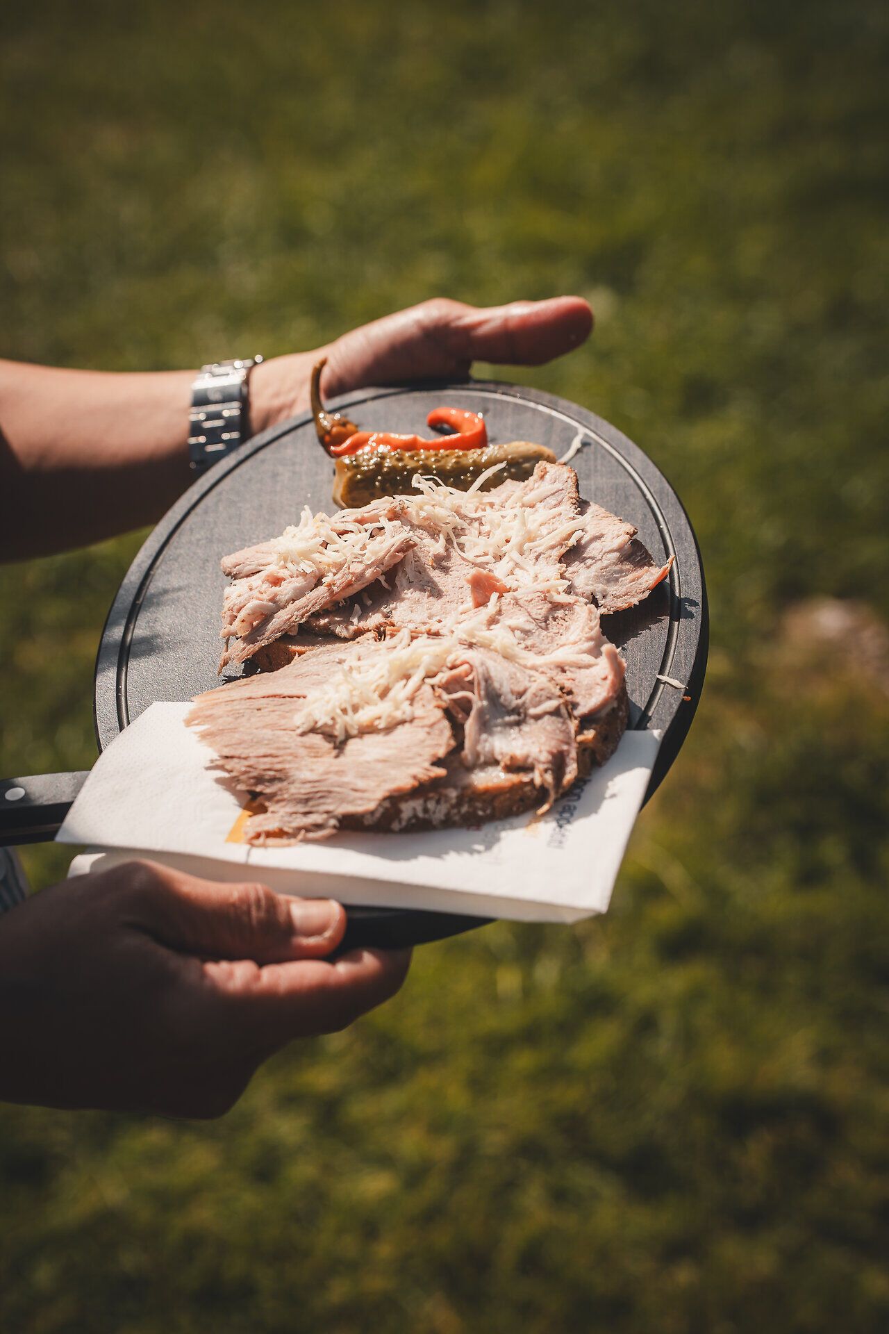 Almjause in der Kitzhütte im Gebiet Eisenstraße im Mostviertel.