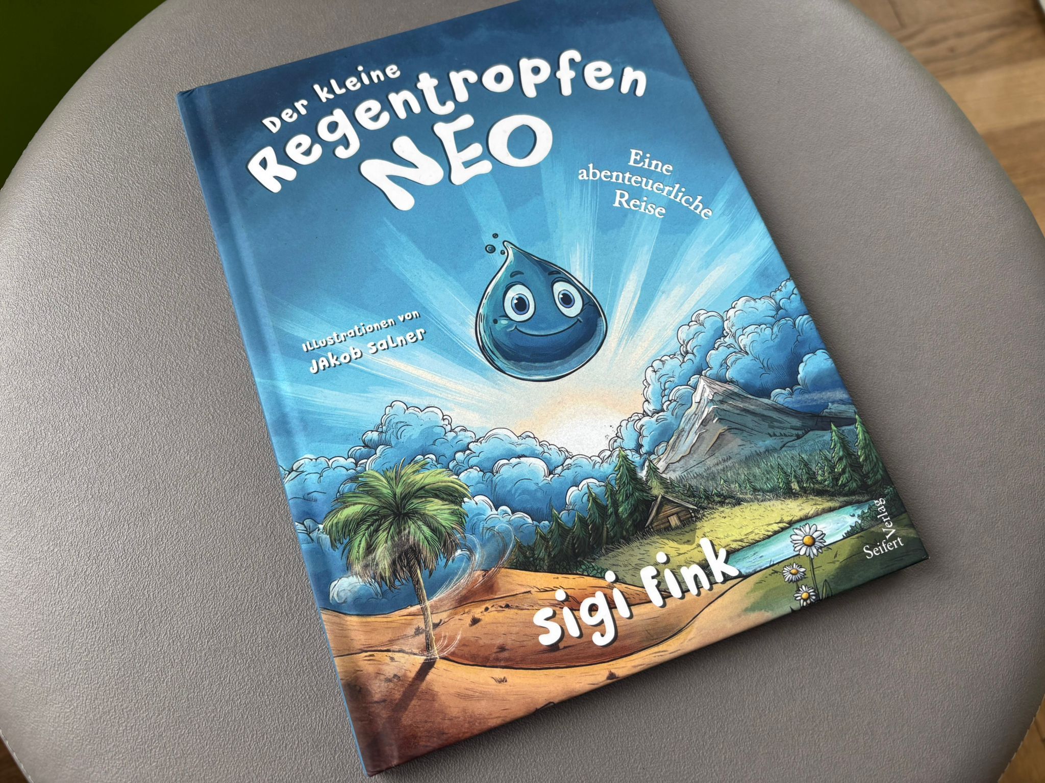 Das Buch der kleine Regentropfen Neo von Sigi Fink