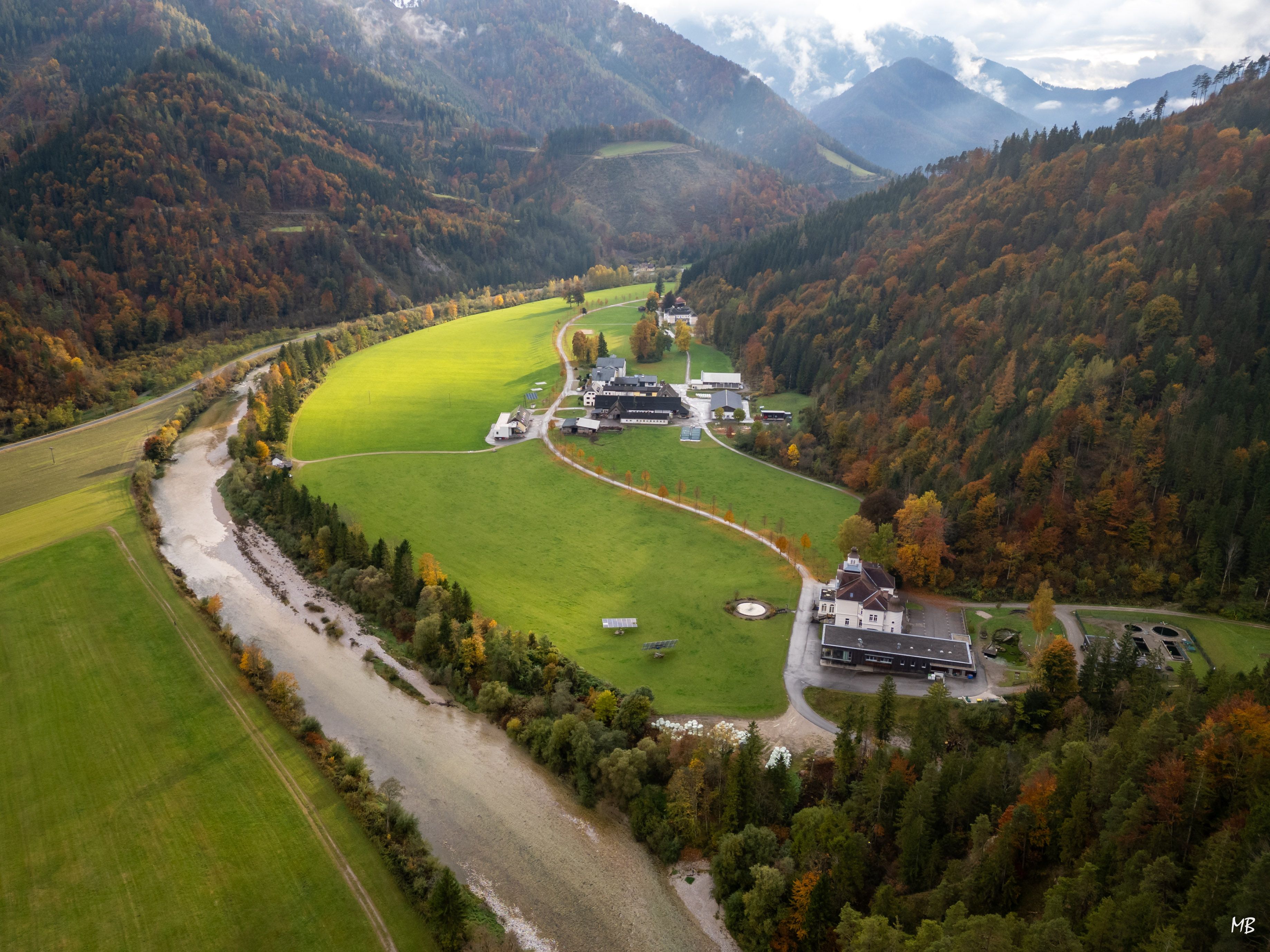 Bundesstraße Richtung Hollenstein an der Ybbs