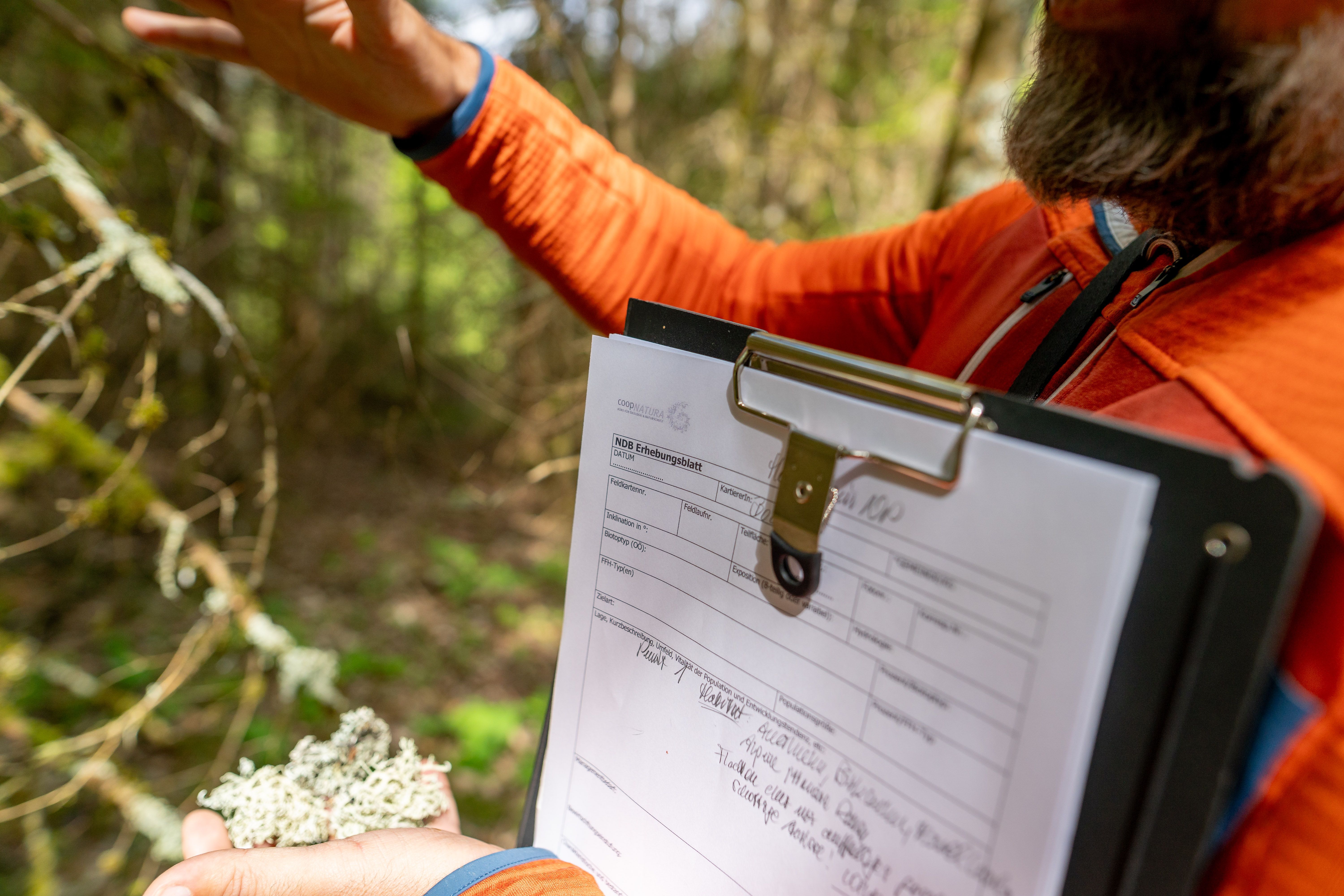 Datenerhebung im Naturpark