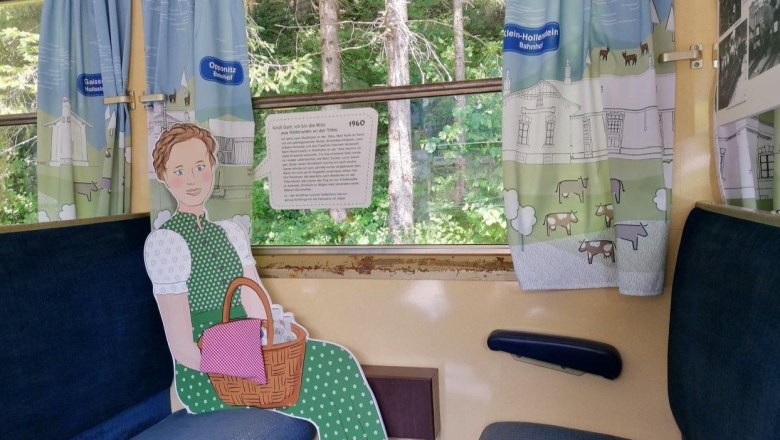 Zeitreisewaggon Gro&szlig;hollenstein, &copy; Petra Mandl